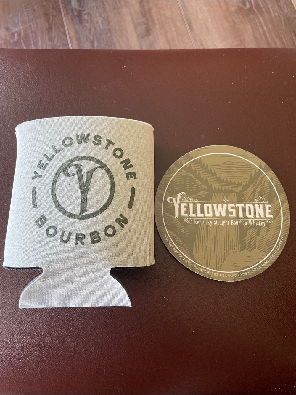 Yellowstone Bourbon Bundle: includes koozie and coaster